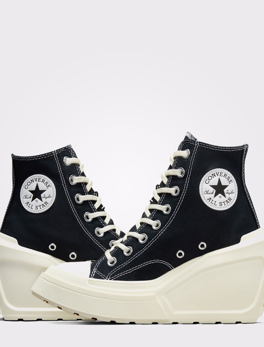Converse Chuck 70 De Luxe Wedge Unisex Siyah Sneaker Converse Chuck 70 De Luxe Wedge Unisex Siyah Sneaker