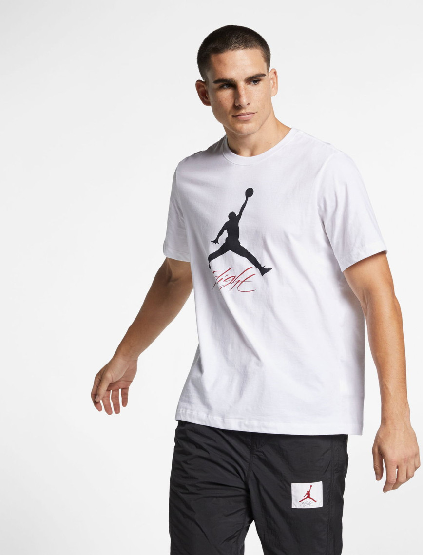 Jordan Jumpman Flight Erkek Beyaz T-Shirt