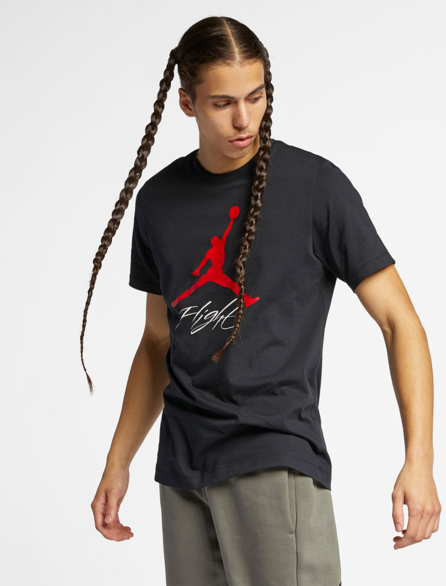 Jordan Jumpman Flight Erkek Siyah T-Shirt Jordan Jumpman Flight Erkek Siyah T-Shirt