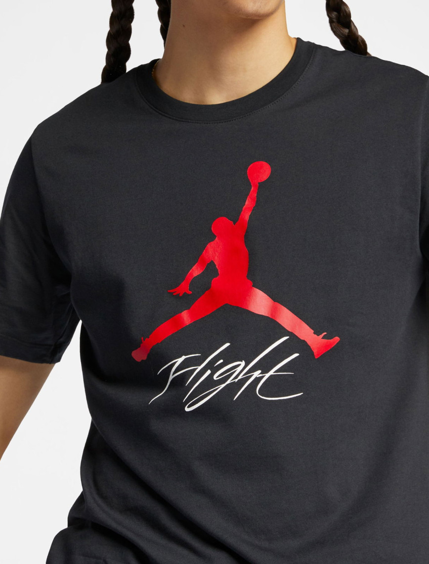 Jordan Jumpman Flight Erkek Siyah T-Shirt Jordan Jumpman Flight Erkek Siyah T-Shirt