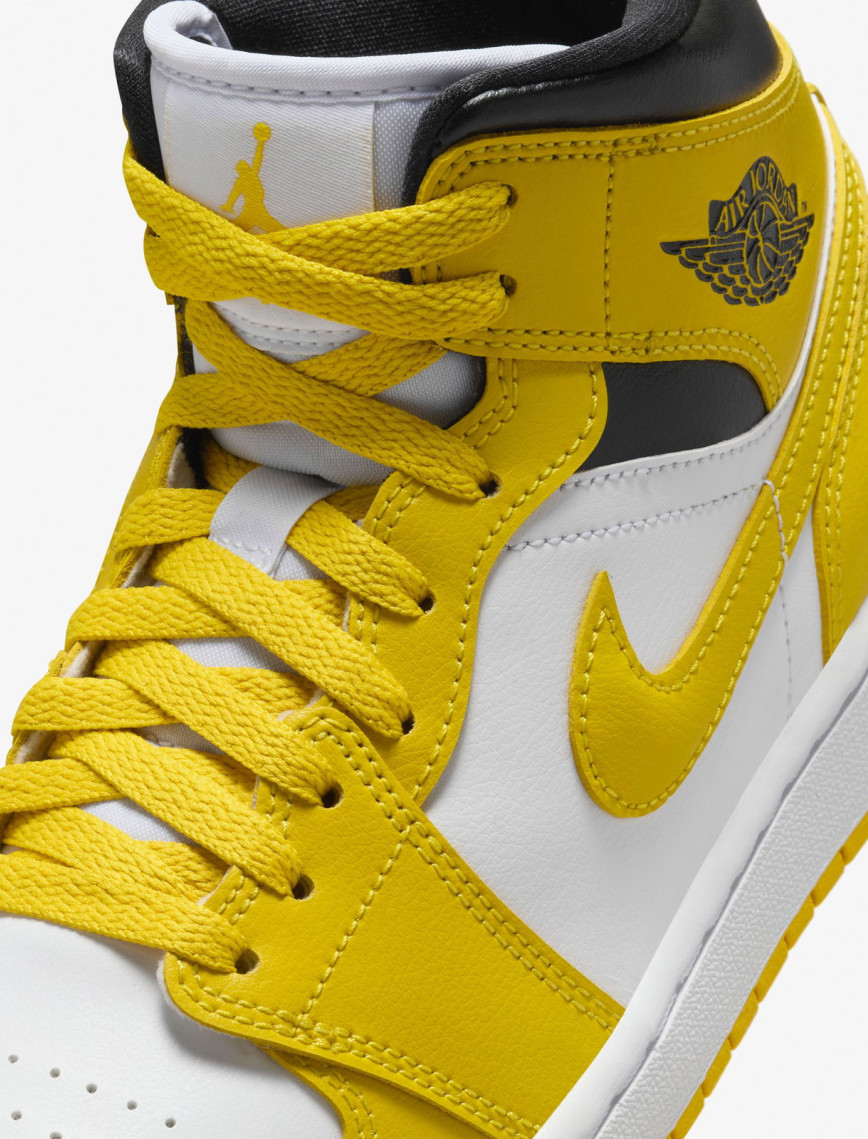 Jordan Air 1 Mid Kadın Sarı Spor Ayakkabı Jordan Air 1 Mid Kadın Sarı Spor Ayakkabı