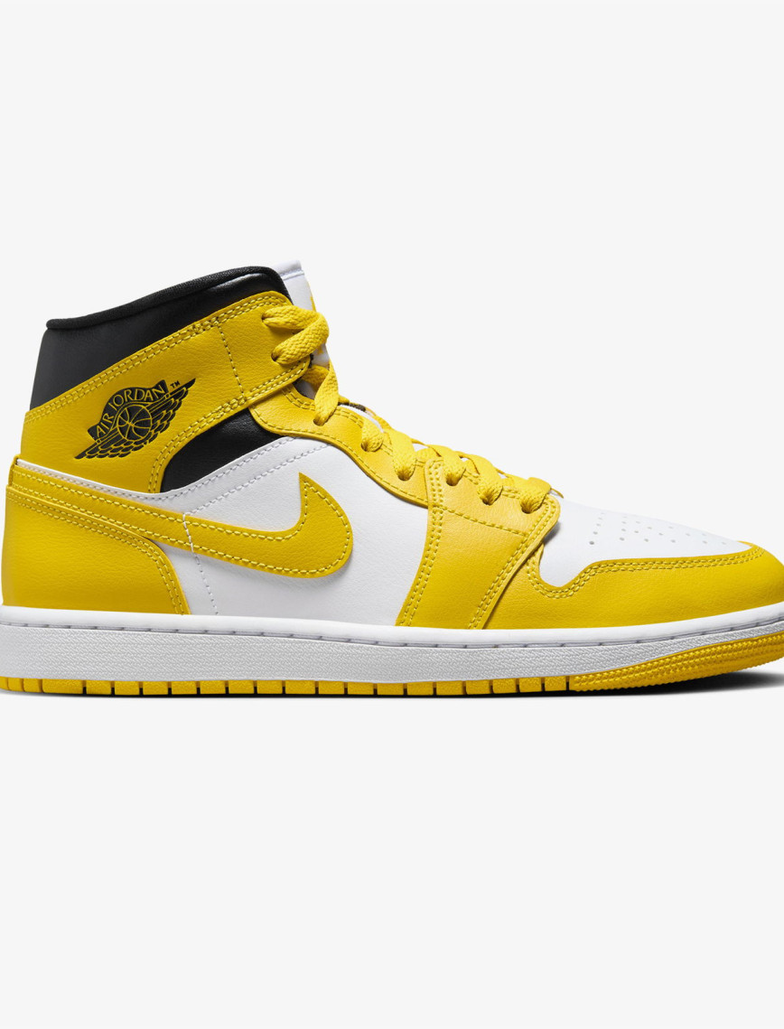 Jordan Air 1 Mid Kadın Sarı Spor Ayakkabı Jordan Air 1 Mid Kadın Sarı Spor Ayakkabı