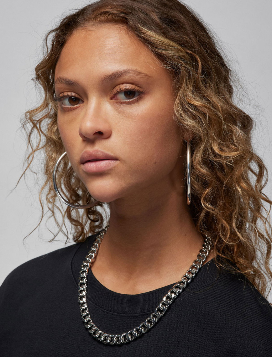 Jordan Essentials Oversize Kadın Siyah T-Shirt Jordan Essentials Oversize Kadın Siyah T-Shirt