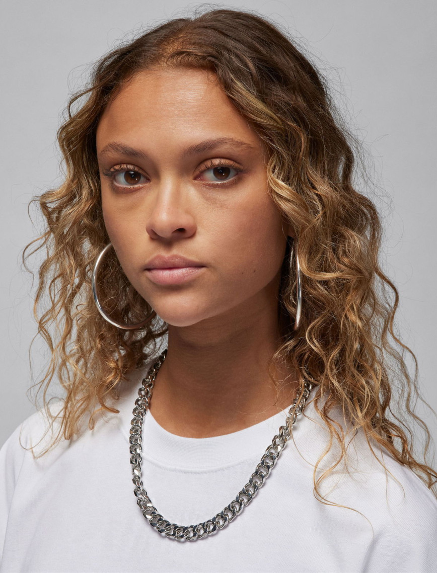 Jordan Essentials Oversize Kadın Beyaz T-Shirt Jordan Essentials Oversize Kadın Beyaz T-Shirt