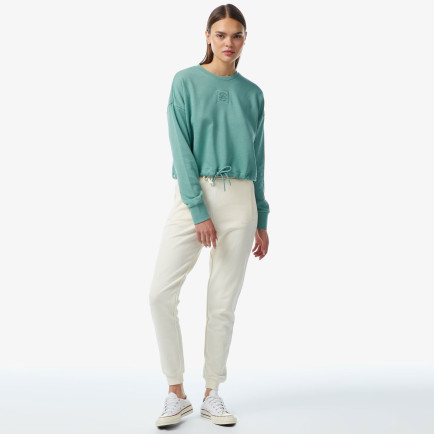 Converse Chuck Taylor Embro Crew Kadın Yeşil Sweatshirt Converse Chuck Taylor Embro Crew Kadın Yeşil Sweatshirt