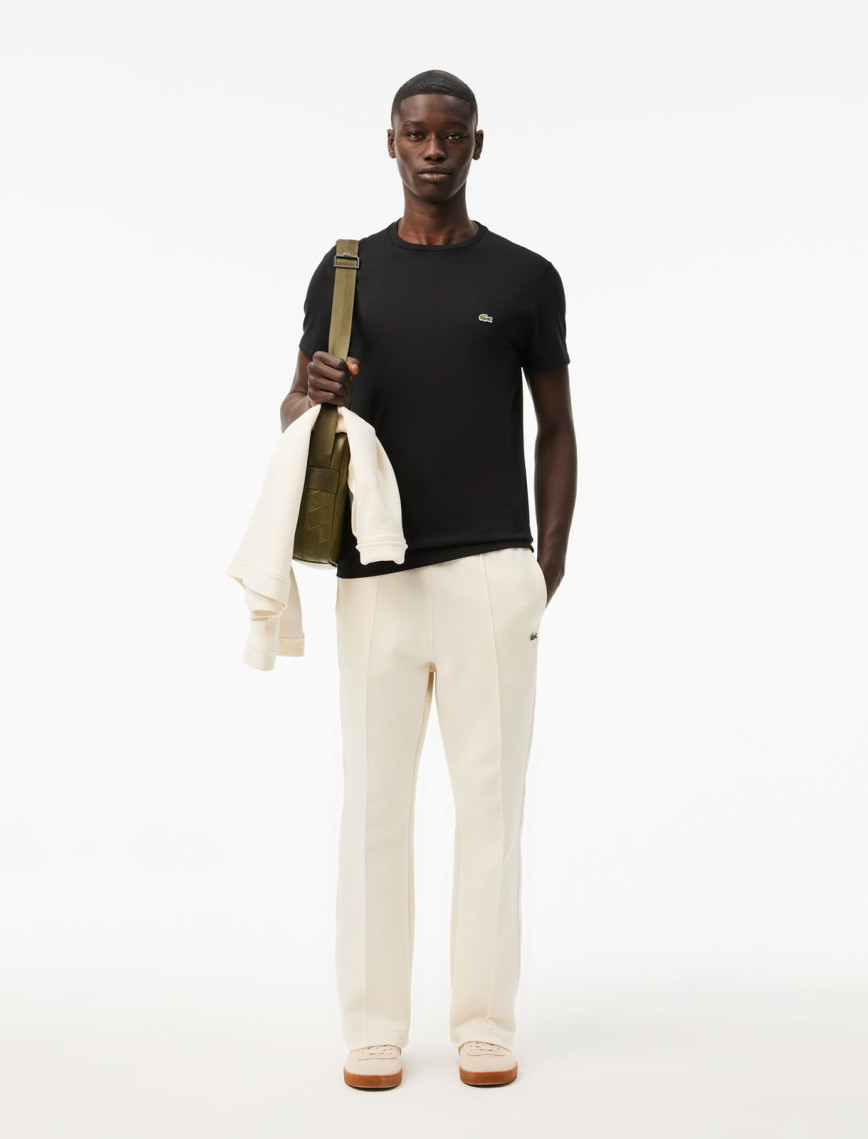 Lacoste Erkek Regular Fit Bisiklet Yaka Siyah T-Shirt Lacoste Erkek Regular Fit Bisiklet Yaka Siyah T-Shirt