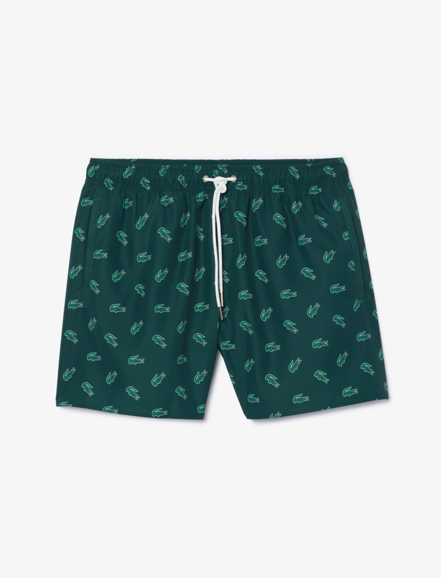 Lacoste Erkek Desenli Yeşil Mayo Lacoste Erkek Desenli Yeşil Mayo