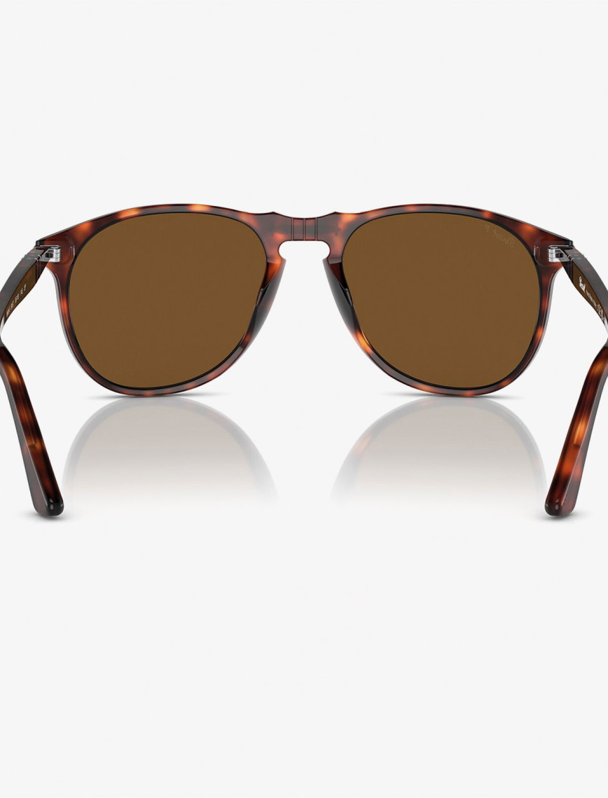 PERSOL Acetate Erkek Kahverengi Güneş Gözlüğü