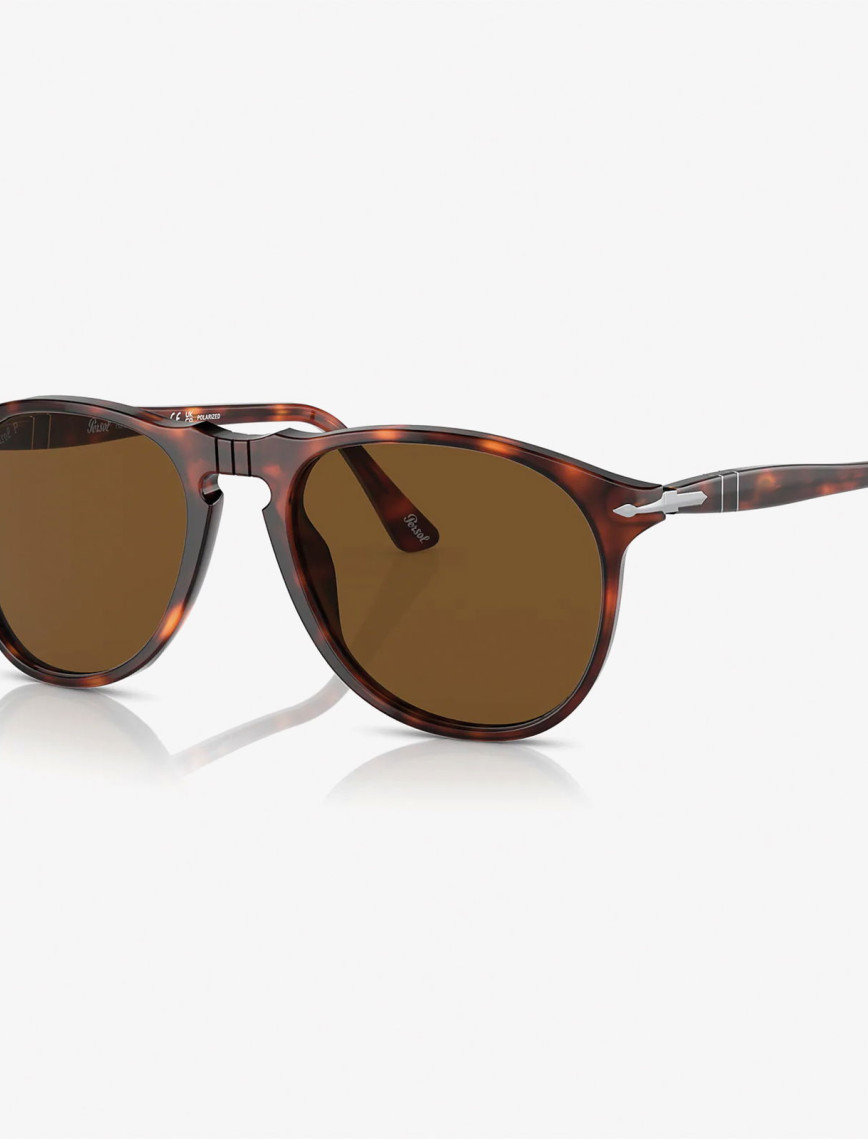 PERSOL Acetate Erkek Kahverengi Güneş Gözlüğü