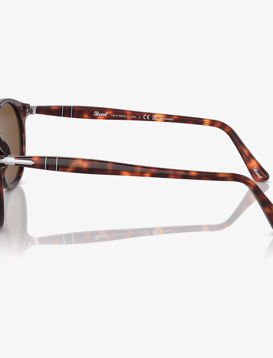 PERSOL Acetate Erkek Kahverengi Güneş Gözlüğü