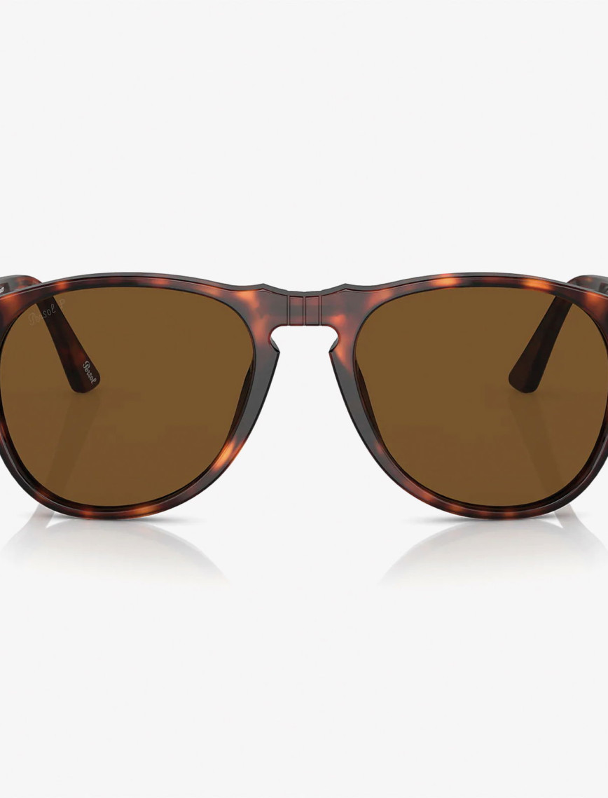 PERSOL Acetate Erkek Kahverengi Güneş Gözlüğü
