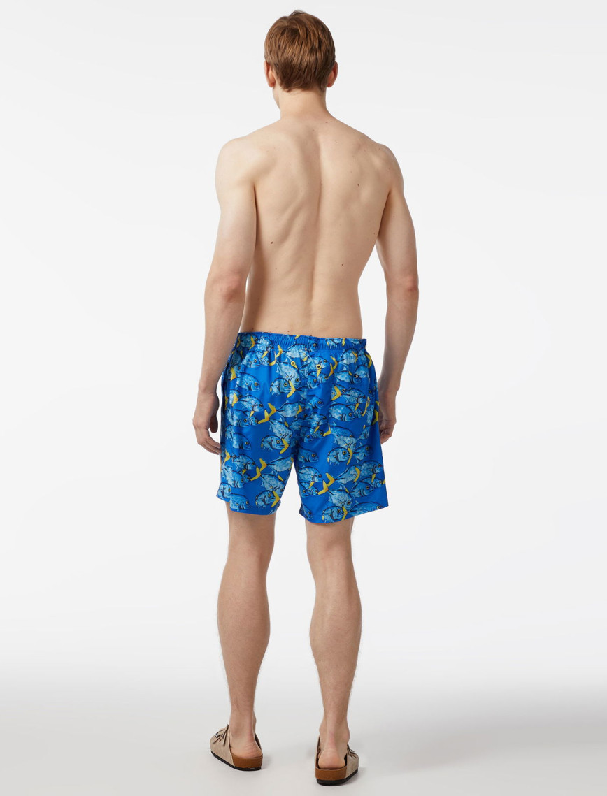 Nautica Erkek Mavi Standart Fit Mayo Şort Nautica Erkek Mavi Standart Fit Mayo Şort