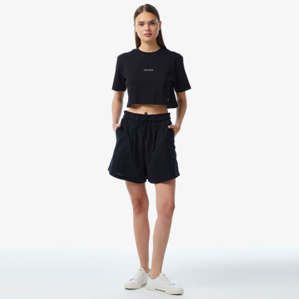 Nautica Kadın Siyah Relaxed Fit Şort Nautica Kadın Siyah Relaxed Fit Şort