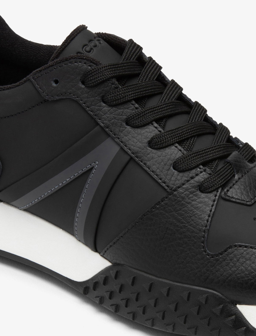 Lacoste L-Spin Deluxe Erkek Siyah Sneaker Lacoste L-Spin Deluxe Erkek Siyah Sneaker