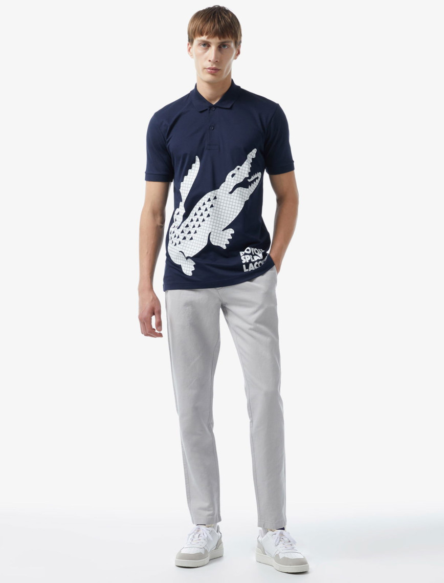 Lacoste Erkek Tapered Fit Gri Pantolon Lacoste Erkek Tapered Fit Gri Pantolon