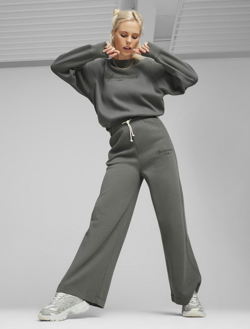 Puma Classics+ Relaxed Kadın Gri Eşofman Altı Puma Classics+ Relaxed Kadın Gri Eşofman Altı