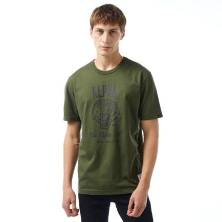 Alpha Industries Alpha Tiger Erkek Haki T-Shirt Alpha Industries Alpha Tiger Erkek Haki T-Shirt