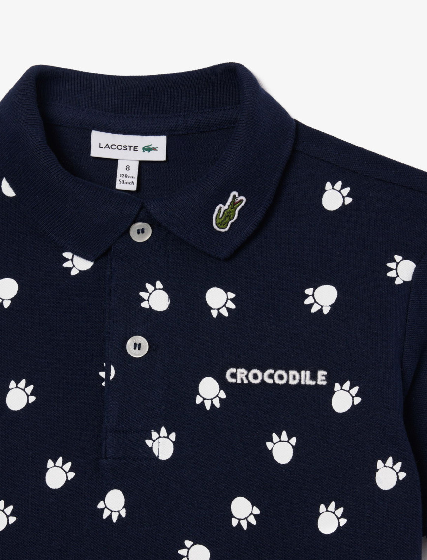 Lacoste Çocuk Organik Pamuk Lacivert Polo Lacoste Çocuk Organik Pamuk Lacivert Polo