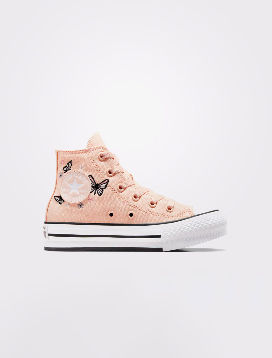 Converse Chuck Taylor All Star EVA Lift Butterflies Çocuk Pembe Platform Sneaker Converse Chuck Taylor All Star EVA Lift Butterflies Çocuk Pembe Platform Sneaker