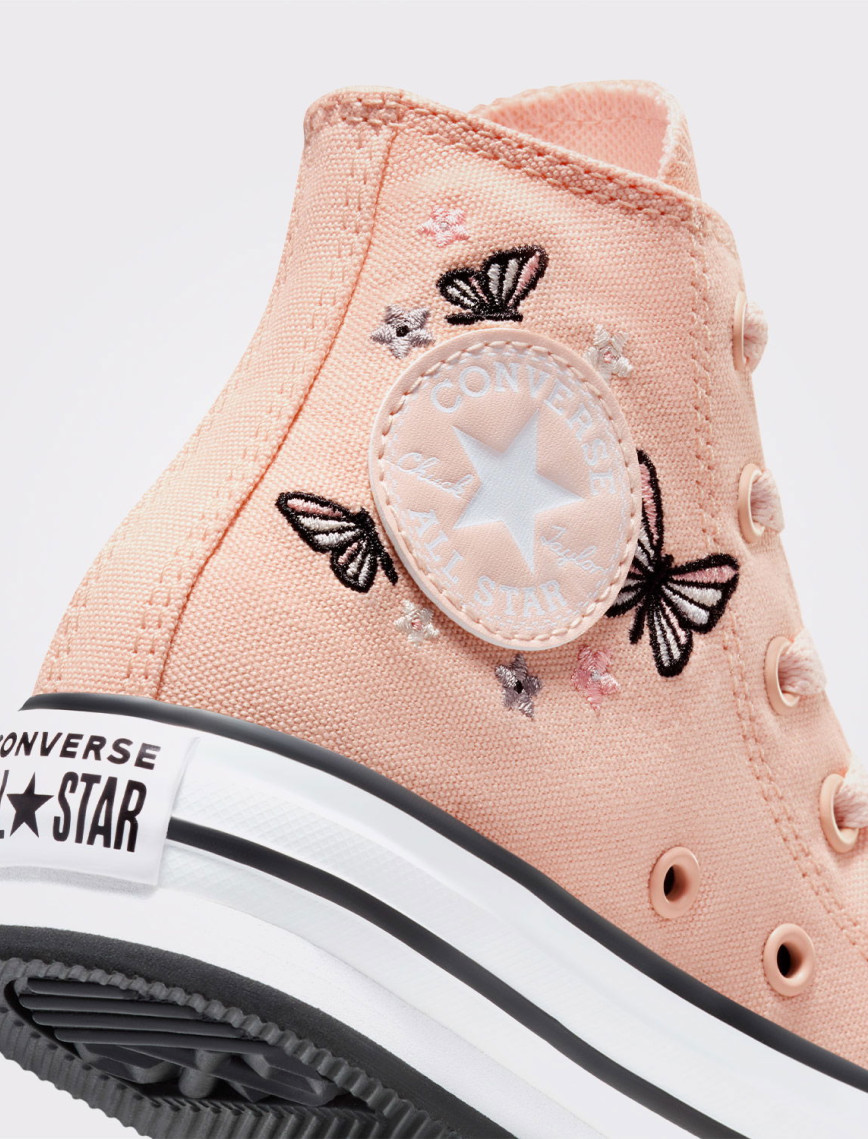 Converse Chuck Taylor All Star EVA Lift Butterflies Çocuk Pembe Platform Sneaker Converse Chuck Taylor All Star EVA Lift Butterflies Çocuk Pembe Platform Sneaker