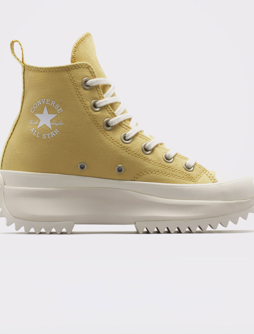 Converse Run Star Hike Unisex Sarı Platform Sneaker