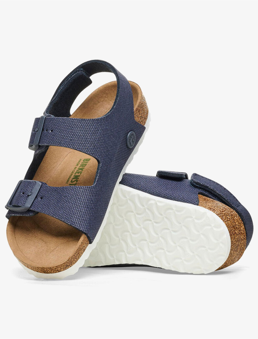 Birkenstock Milano Tex Canvas Vegan Çocuk Lacivert Sandalet Birkenstock Milano Tex Canvas Vegan Çocuk Lacivert Sandalet