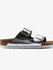 Birkenstock Arizona Sfb Nl Metallic Kadın Gümüş Rengi Terlik Birkenstock Arizona Sfb Nl Metallic Kadın Gümüş Rengi Terlik