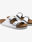 Birkenstock Arizona Sfb Nl Metallic Kadın Gümüş Rengi Terlik Birkenstock Arizona Sfb Nl Metallic Kadın Gümüş Rengi Terlik