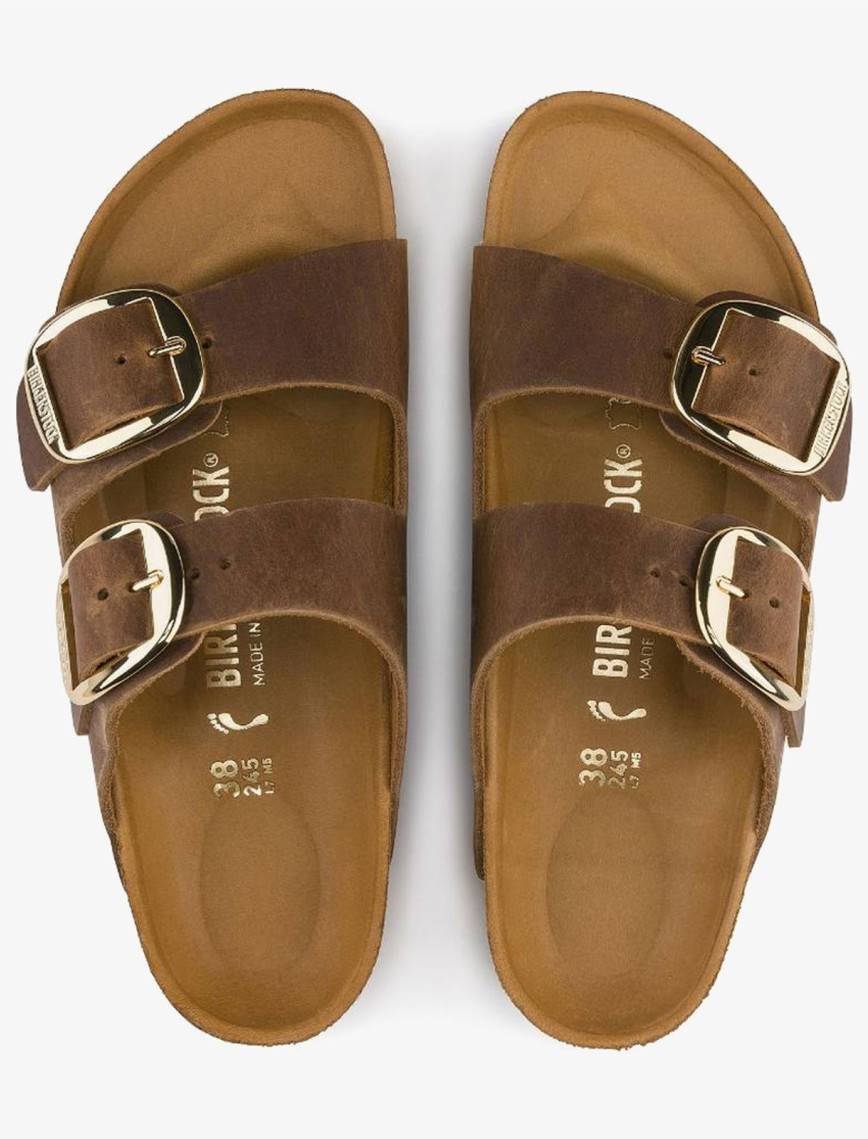 Birkenstock Arizona Big Buckle Leoi Kadın Kahverengi Terlik Birkenstock Arizona Big Buckle Leoi Kadın Kahverengi Terlik