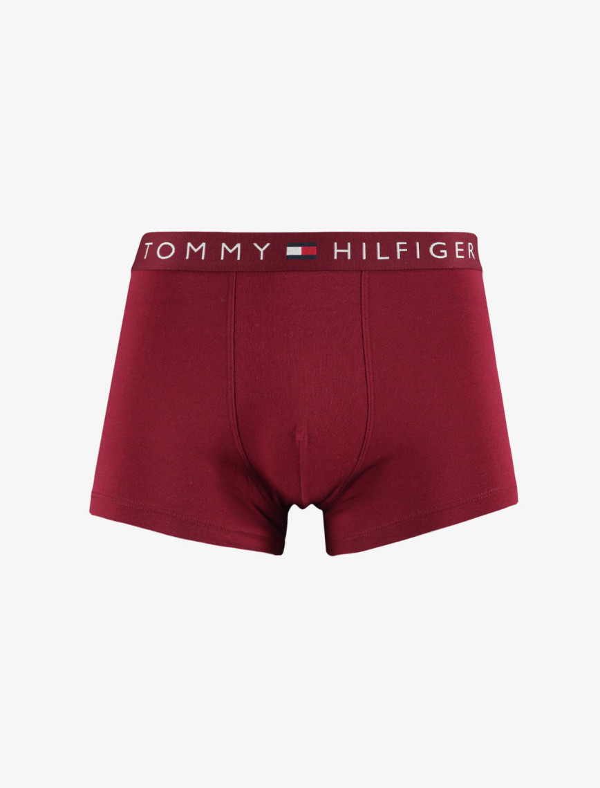 Tommy Hilfiger 3P Trunk Wb Erkek Mavi Boxer Tommy Hilfiger 3P Trunk Wb Erkek Mavi Boxer