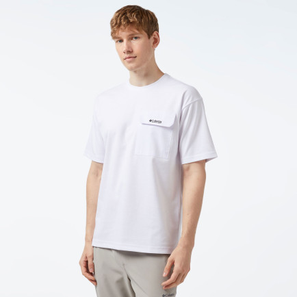 Columbia Heritage Erkek Beyaz T-Shirt Columbia Heritage Erkek Beyaz T-Shirt