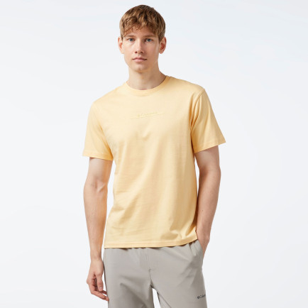 Columbia Bar Split Graphic Erkek Sarı T-Shirt Columbia Bar Split Graphic Erkek Sarı T-Shirt