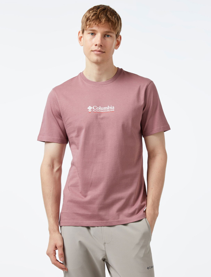 Columbia Ripples Mini Erkek Pembe T-Shirt Columbia Ripples Mini Erkek Pembe T-Shirt