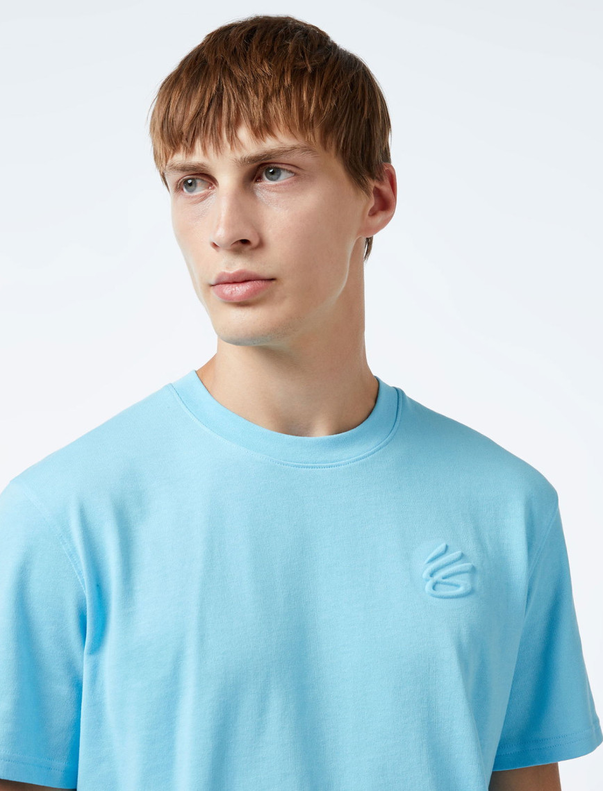 Under Armour Curry Emboss Hw Erkek Mavi T-Shirt Under Armour Curry Emboss Hw Erkek Mavi T-Shirt