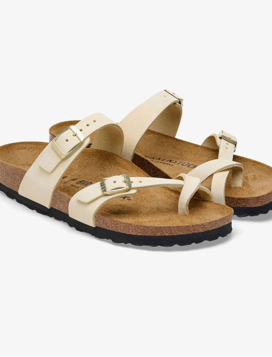 Birkenstock Mayari Nu Kadın Ekru Terlik Birkenstock Mayari Nu Kadın Ekru Terlik