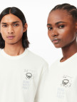 Lacoste Bisiklet Yaka Baskılı Erkek Beyaz T-Shirt Lacoste Bisiklet Yaka Baskılı Erkek Beyaz T-Shirt