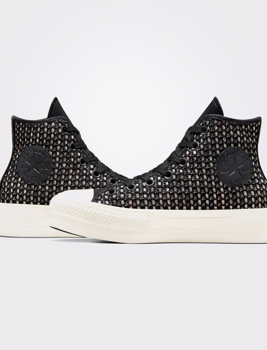 Converse Chuck Taylor All Star Lift Kadın Siyah Platform Sneaker Converse Chuck Taylor All Star Lift Kadın Siyah Platform Sneaker