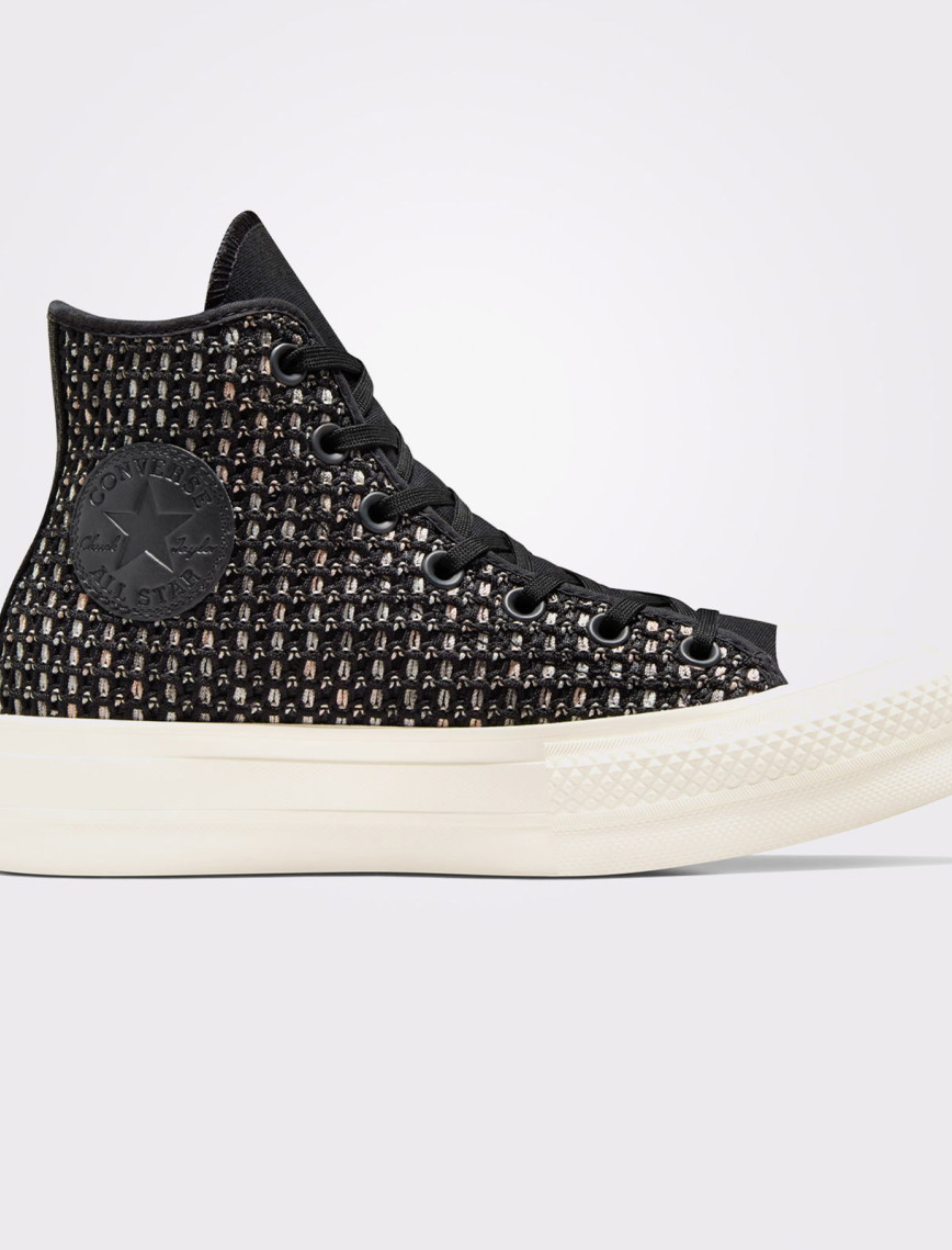 Converse Chuck Taylor All Star Lift Kadın Siyah Platform Sneaker Converse Chuck Taylor All Star Lift Kadın Siyah Platform Sneaker