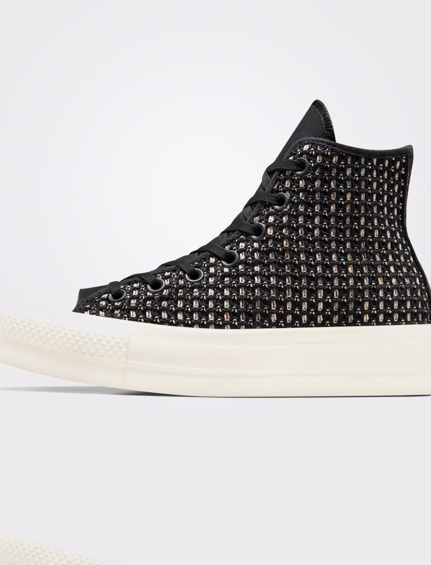 Converse Chuck Taylor All Star Lift Kadın Siyah Platform Sneaker Converse Chuck Taylor All Star Lift Kadın Siyah Platform Sneaker