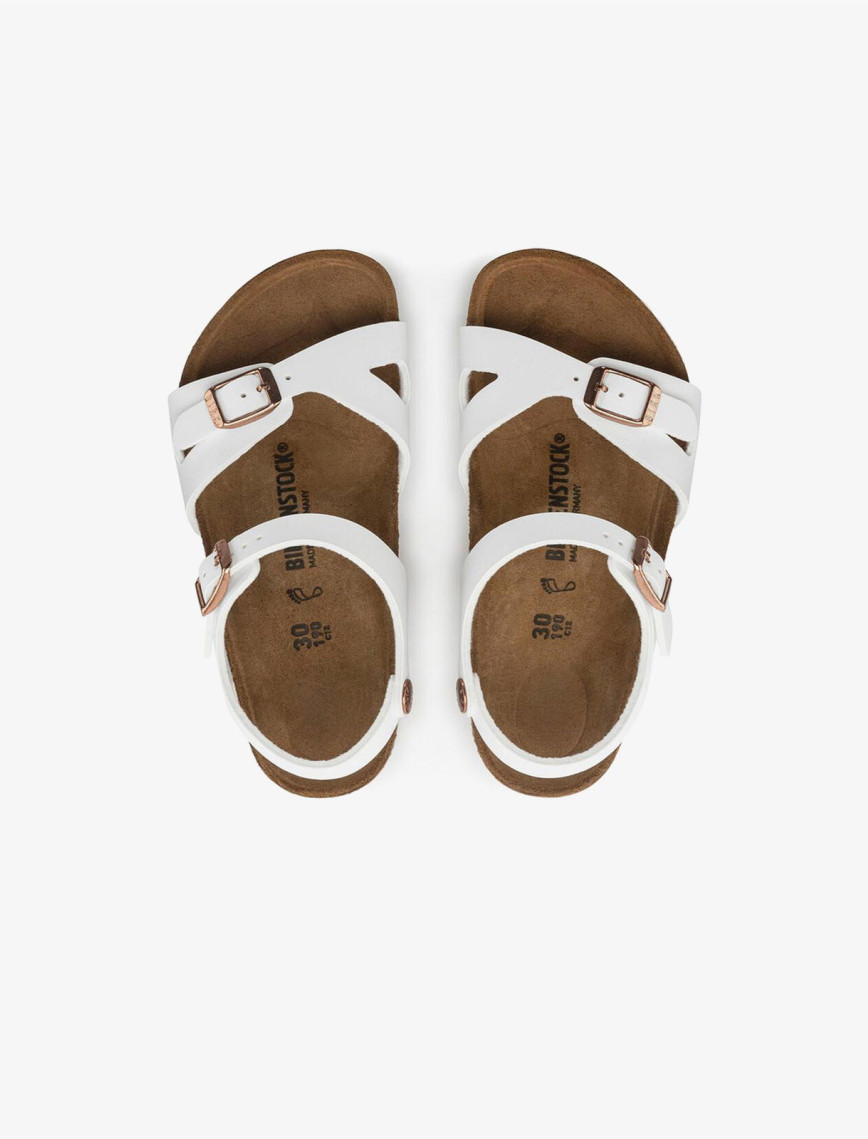 Birkenstock Rio Kids Bf Çocuk Beyaz Terlik