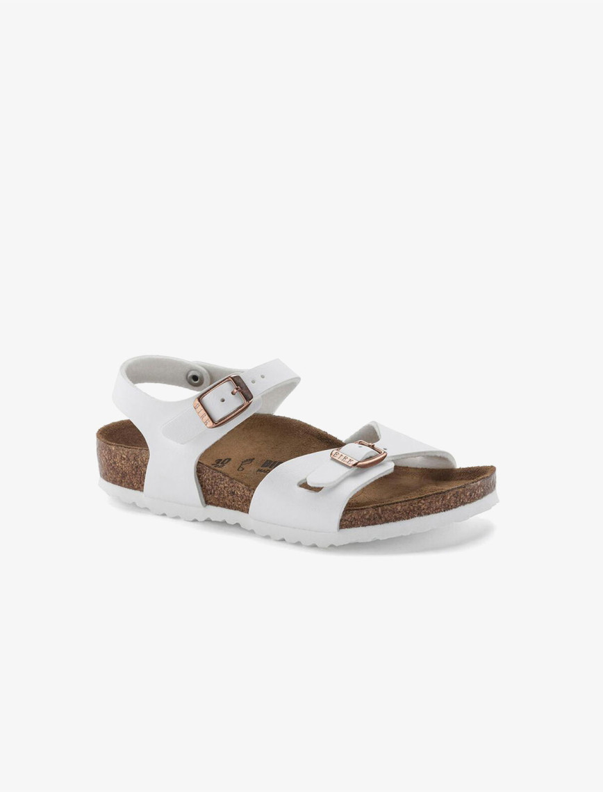 Birkenstock Rio Kids Bf Çocuk Beyaz Terlik
