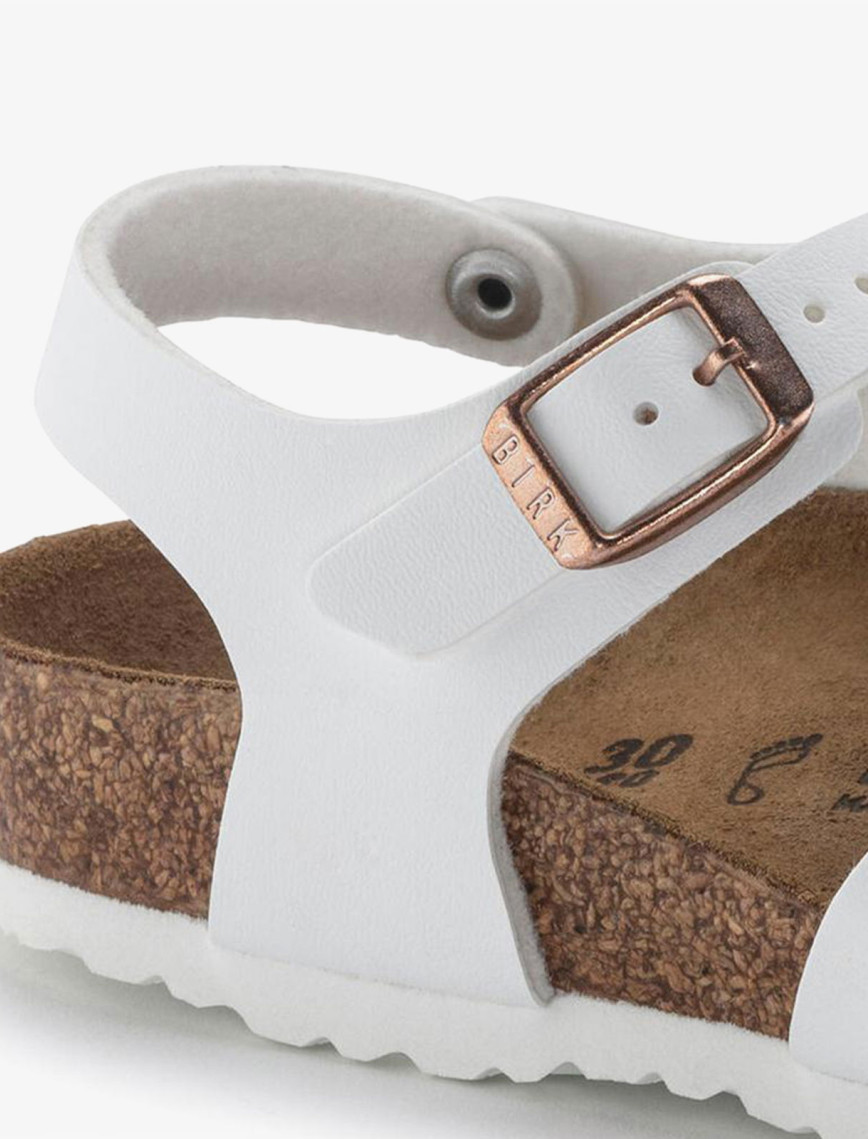 Birkenstock Rio Kids Bf Çocuk Beyaz Terlik
