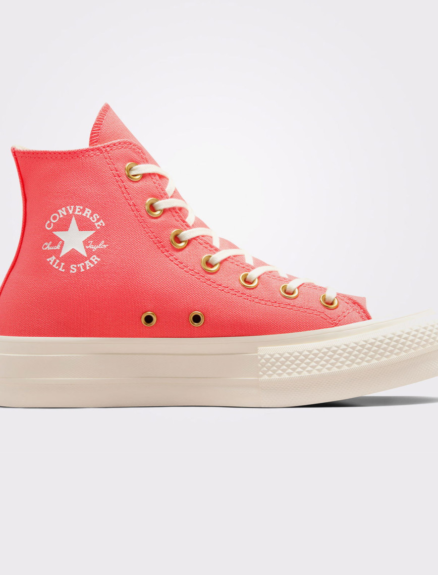 Converse Chuck Taylor All Star Lift Unisex Pembe Platform Sneaker Converse Chuck Taylor All Star Lift Unisex Pembe Platform Sneaker