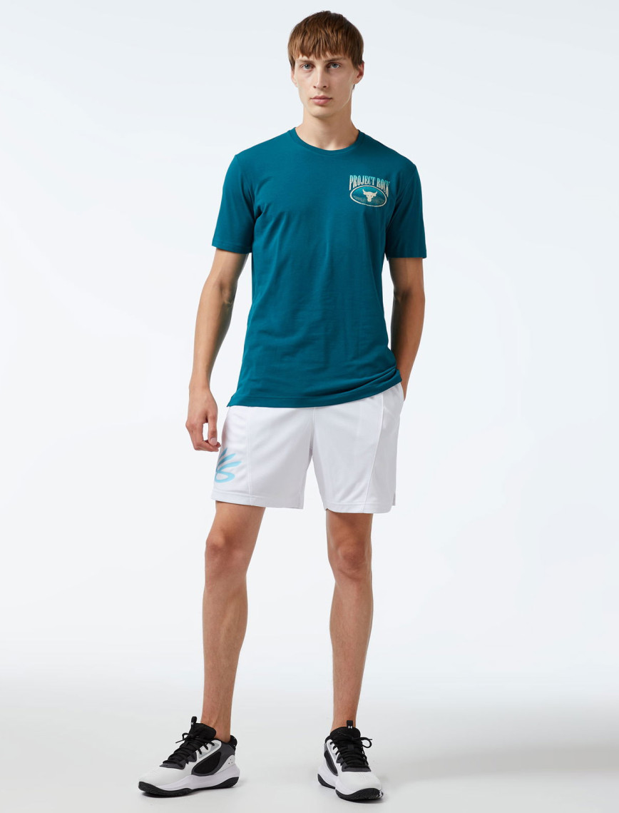 Under Armour Pjt Rck Day Grphc Ss Erkek Mavi T-Shirt Under Armour Pjt Rck Day Grphc Ss Erkek Mavi T-Shirt