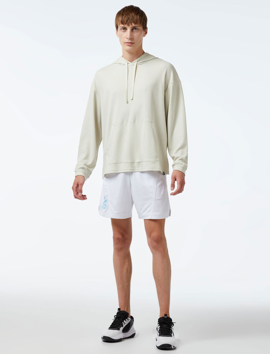 Under Armour Rival Waffle Erkek Bej Hoodie Under Armour Rival Waffle Erkek Bej Hoodie