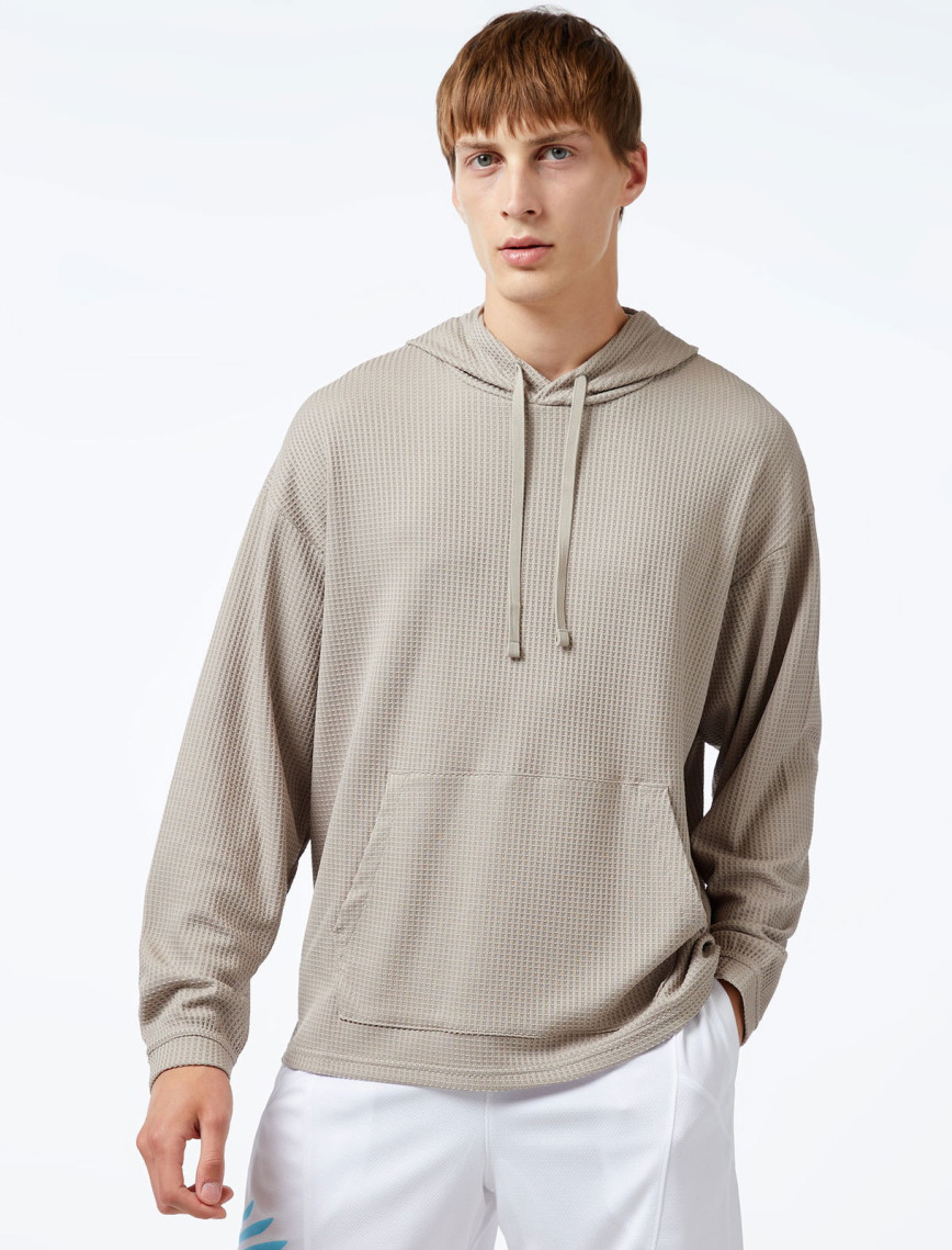 Under Armour Rival Waffle Erkek Lacivert Hoodie