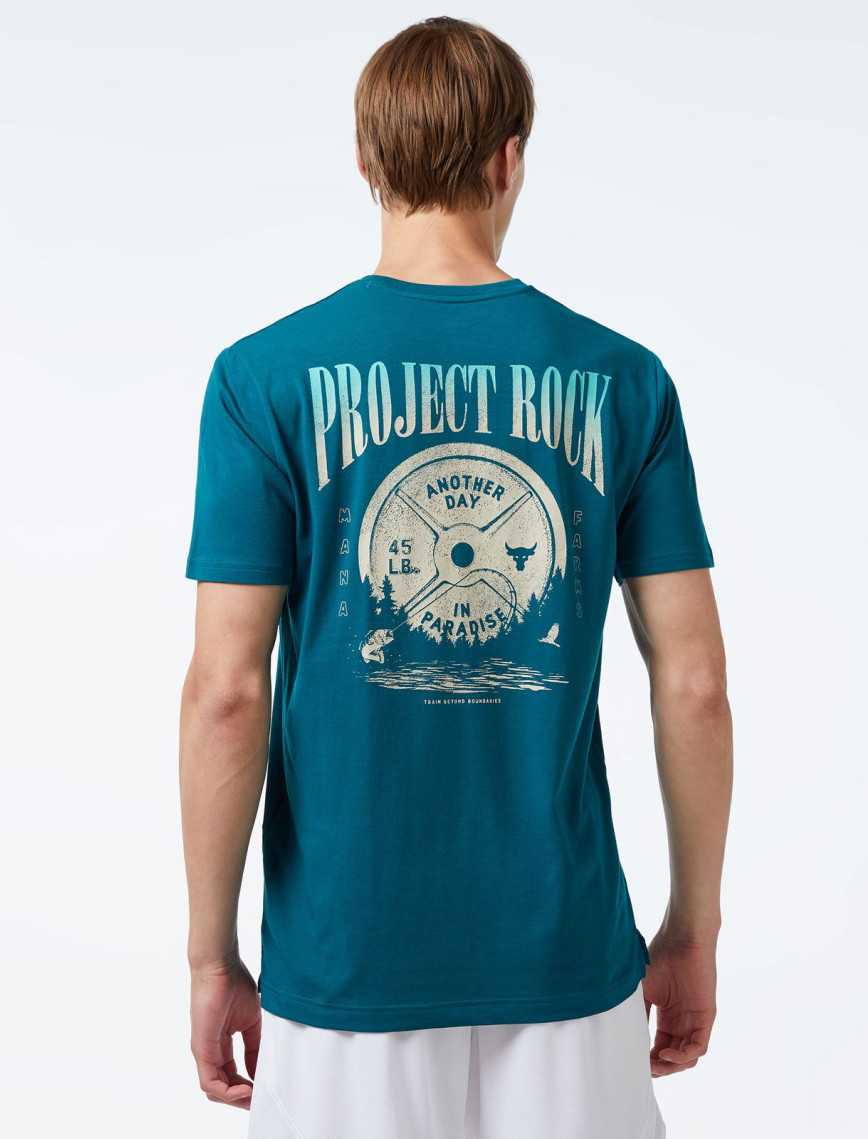 Under Armour Pjt Rck Day Grphc Ss Erkek Mavi T-Shirt Under Armour Pjt Rck Day Grphc Ss Erkek Mavi T-Shirt