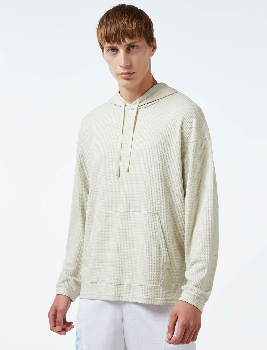 Under Armour Rival Waffle Erkek Lacivert Hoodie