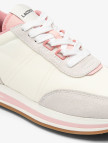 Lacoste L-Spin Stripe Sole Kadın Bej Sneaker Lacoste L-Spin Stripe Sole Kadın Bej Sneaker