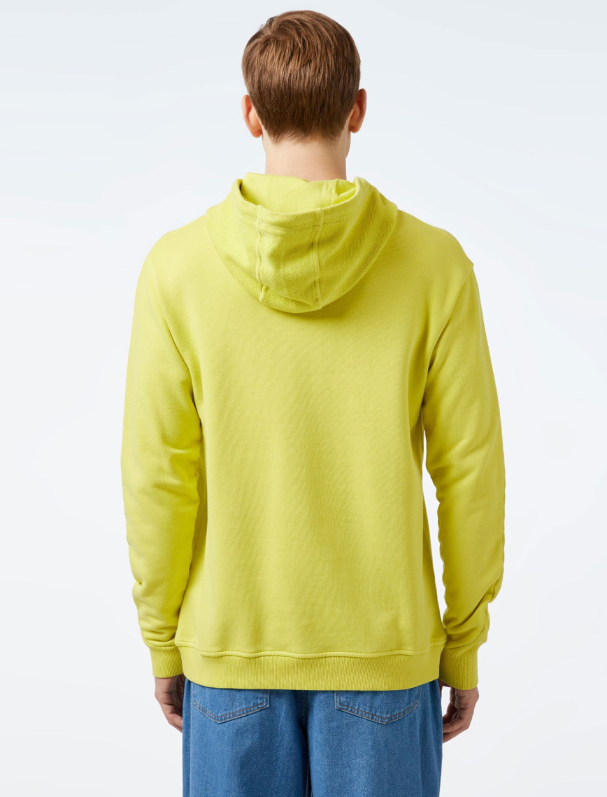 UNITED4 Essentials Erkek Sarı Hoodie UNITED4 Essentials Erkek Sarı Hoodie